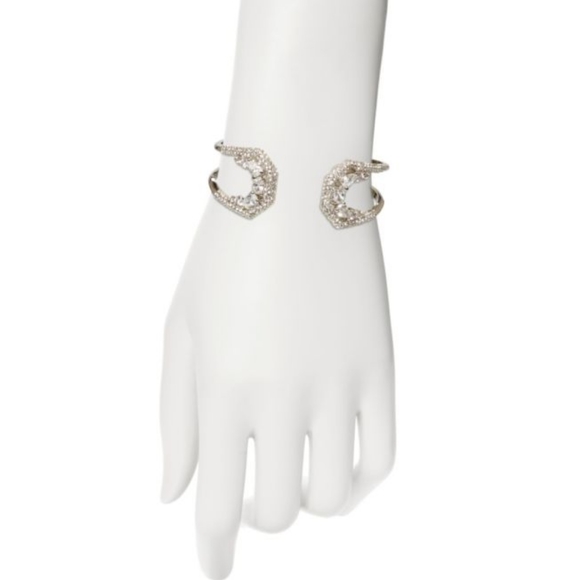 Vince Camuto Silvertone Hinge Cuff Bracelet - Picture 4 of 4